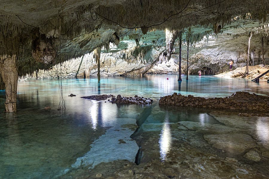 Cenote taak bi ha close up