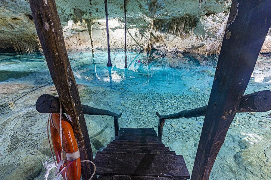 cenote taak bi ha ladder