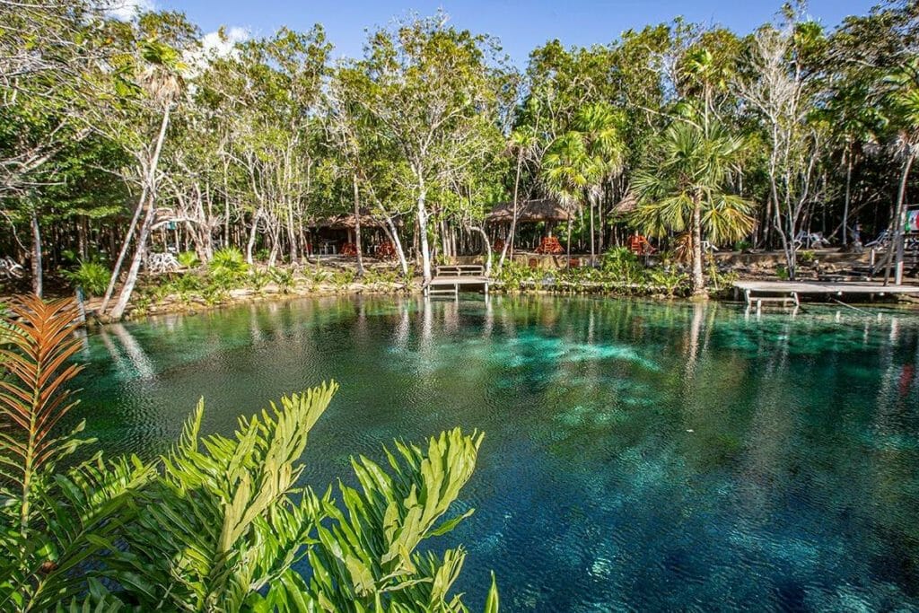Cenote Corazon lateral view