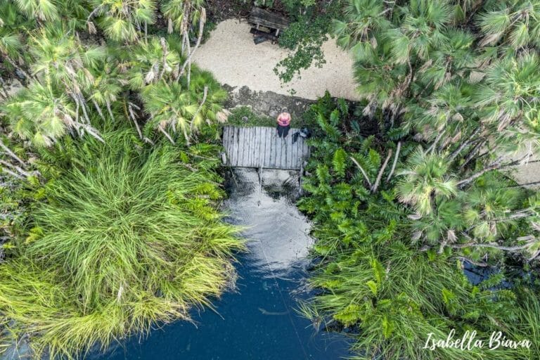 Cenote Cristal Aerial view