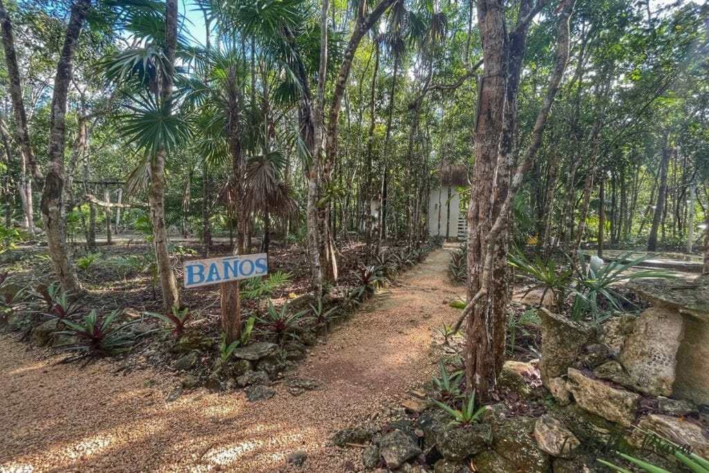 Cenote Cristal Bathrooms