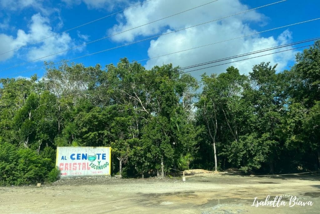 Cenote Cristal Entrance