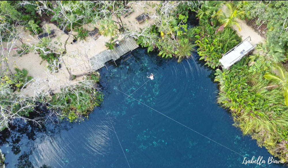 Cenote Cristal platform