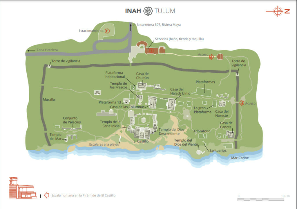 site map tulum