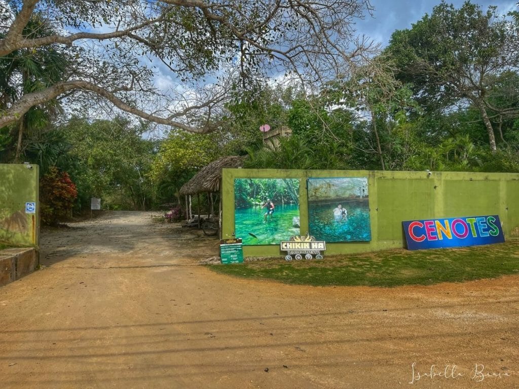 Cenote Chikin ha entrance