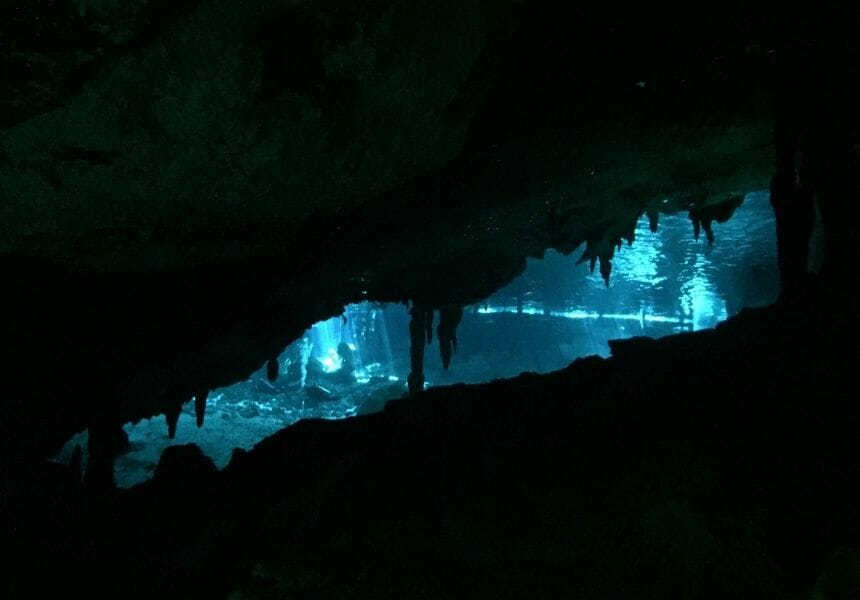 Cenote Dos Ojos Underwater