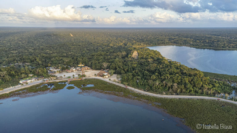 COBA RUINS AND LAGOON