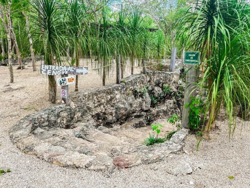 Cenote XUX-HA entrance