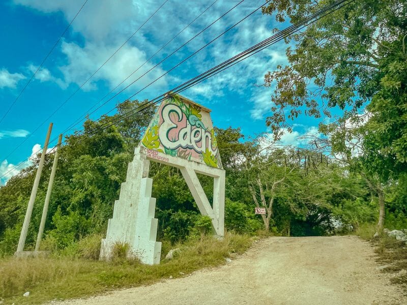 Cenote Eden Entrance