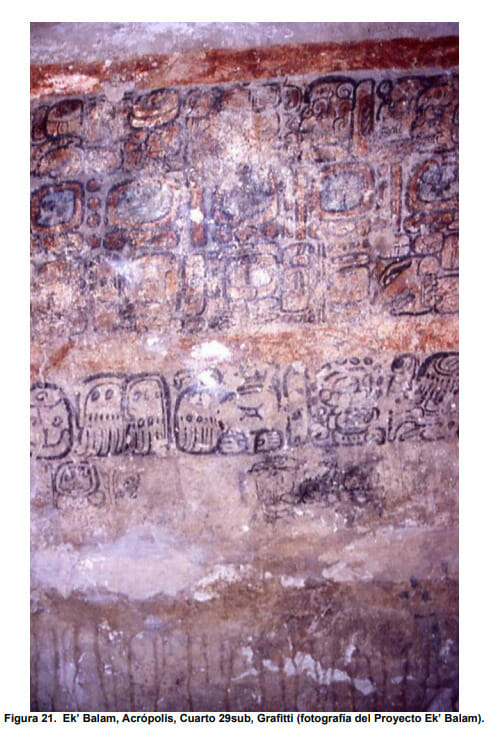 glifs graffitis Ek Balam