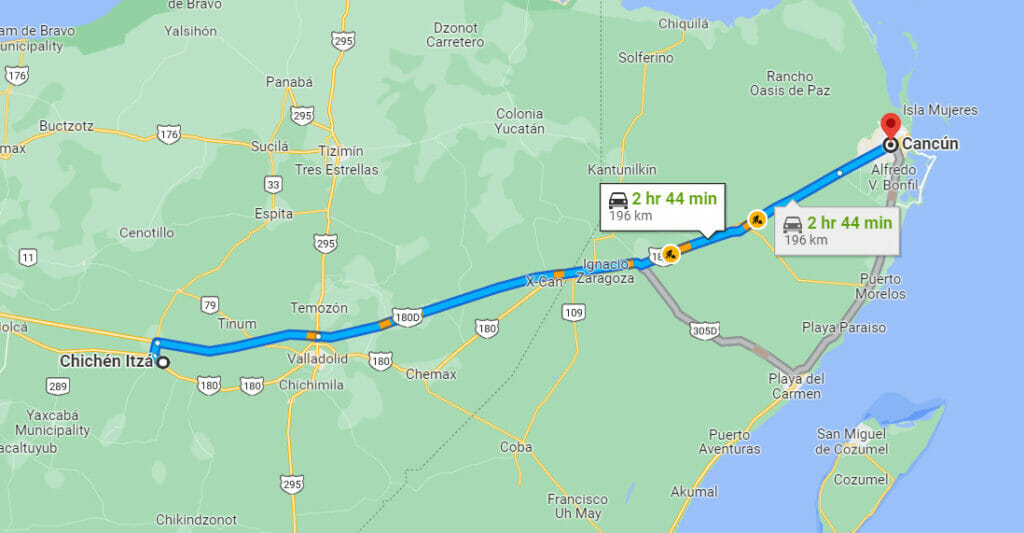 how to get chichen itza