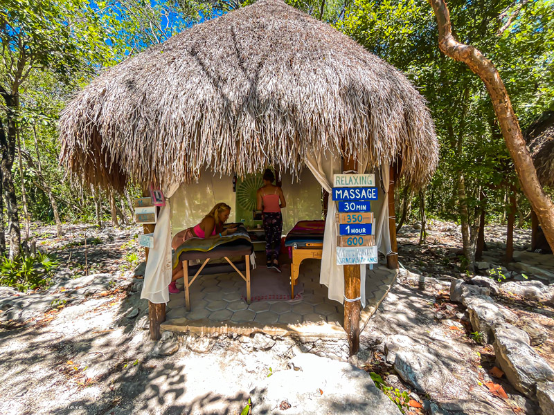 Spa Cabañas at Eden Cenote