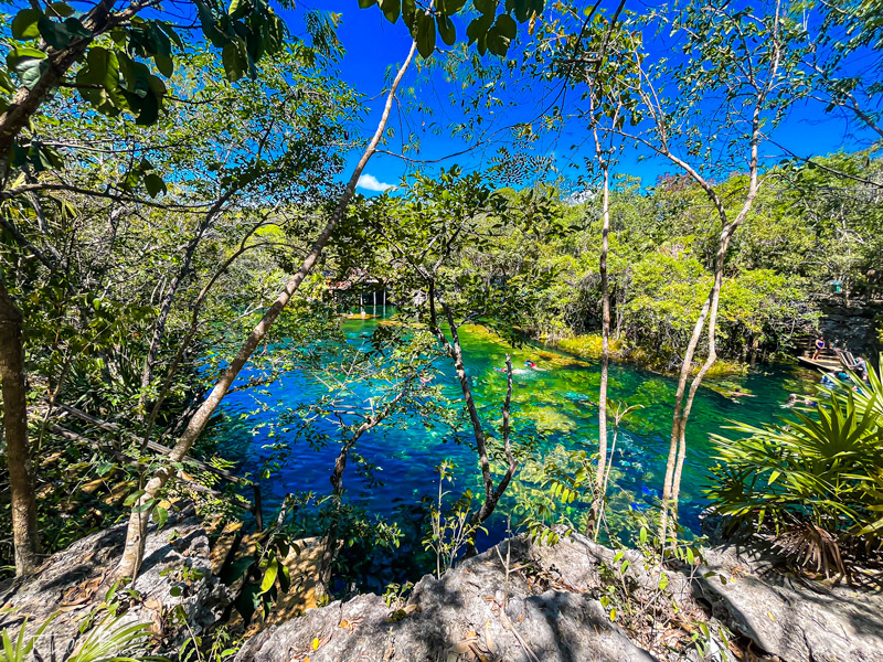 Eden Cenote overview 