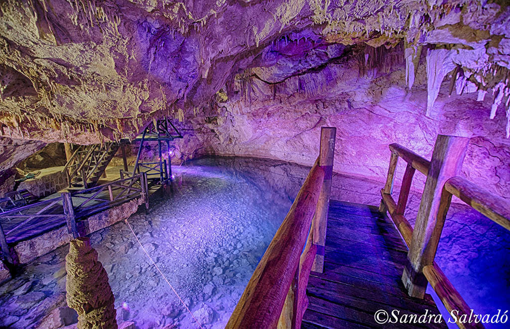 Cenote Santa Rosa Pink light