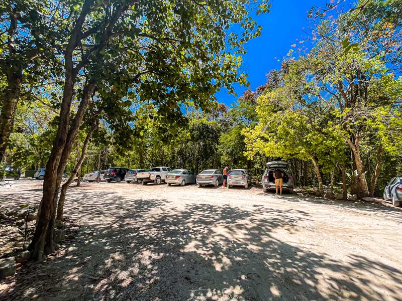 Eden parking inside