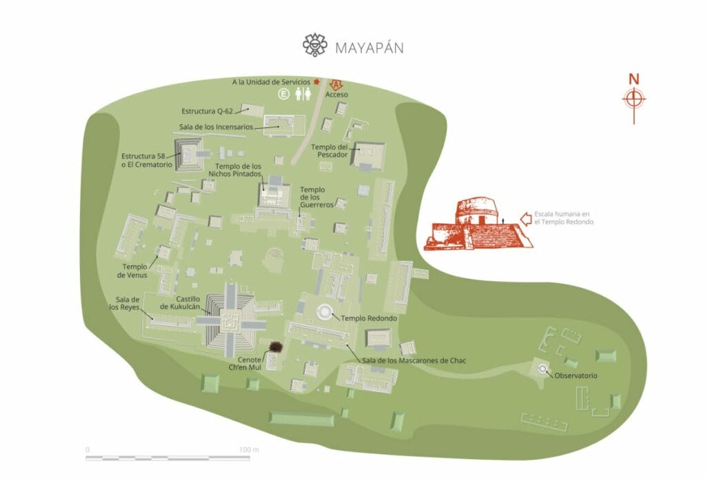 Mayapan map