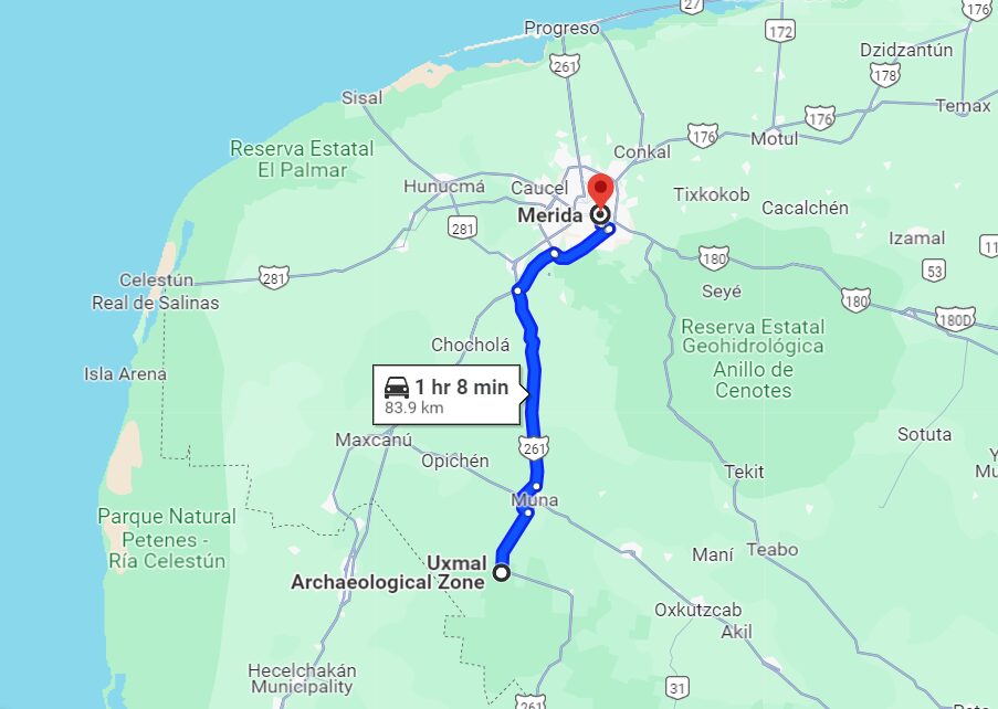 how to get uxmal
